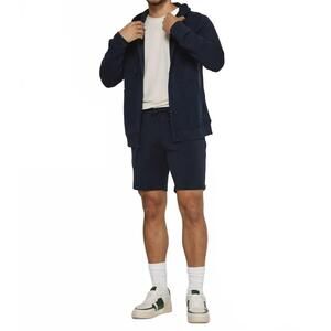 NEW 7DIAMONDS rev 8 double-knit fabric short in navy